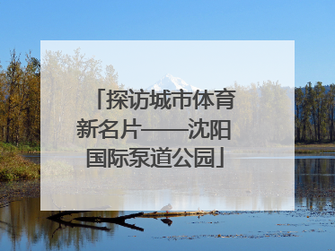 探访城市体育新名片——沈阳国际泵道公园